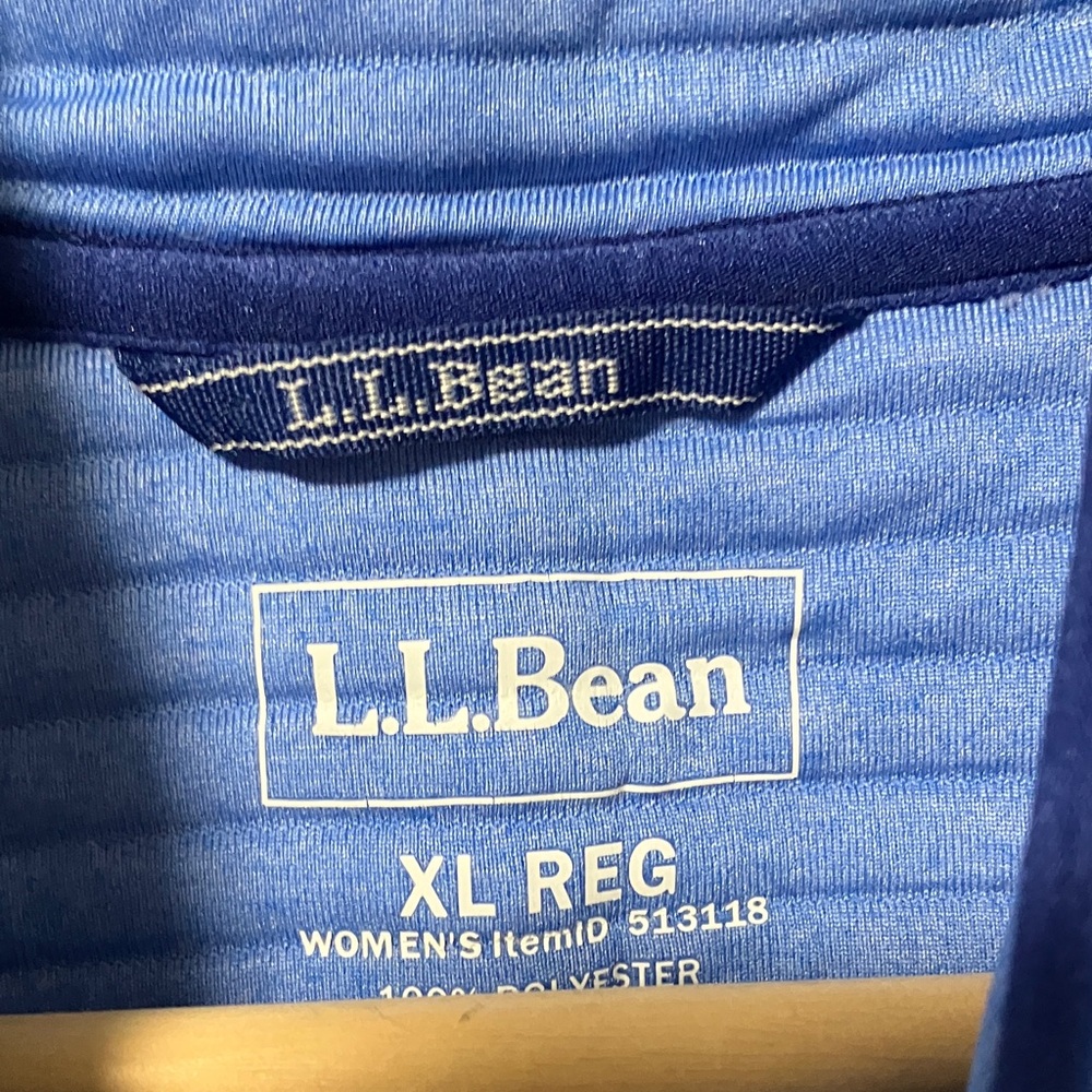 L.L. Bean Light Blue Ribbed Vest - Picture 4 of 5